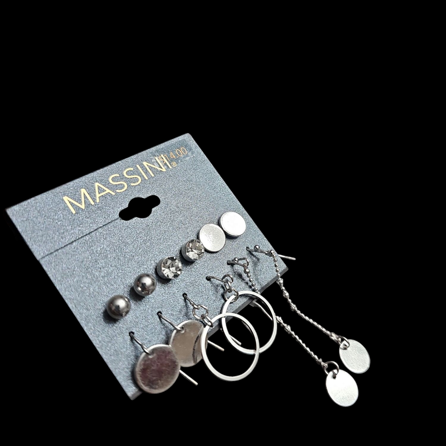 Massini Silver Earring Set 9$